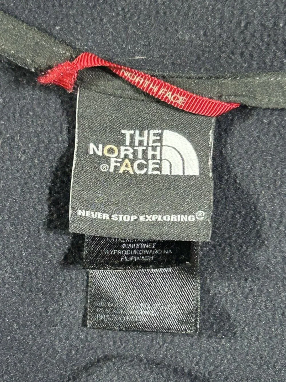 The North Face Men's Gray Blue Full-Zip Fleece Hoodie Athletic Jacket Size M 304